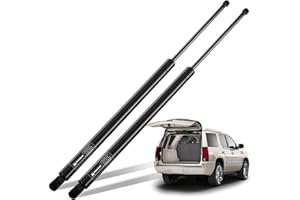HelloAuto Rear Hatch Lift Supports Compatible with Chevy Suburban 1500 2500/Tahoe 2007-2014, 6156 Trunk Shocks Liftgate Struts fit for Cadillac Escalade/Gmc Yukon 2007-2014 (Set of 2)