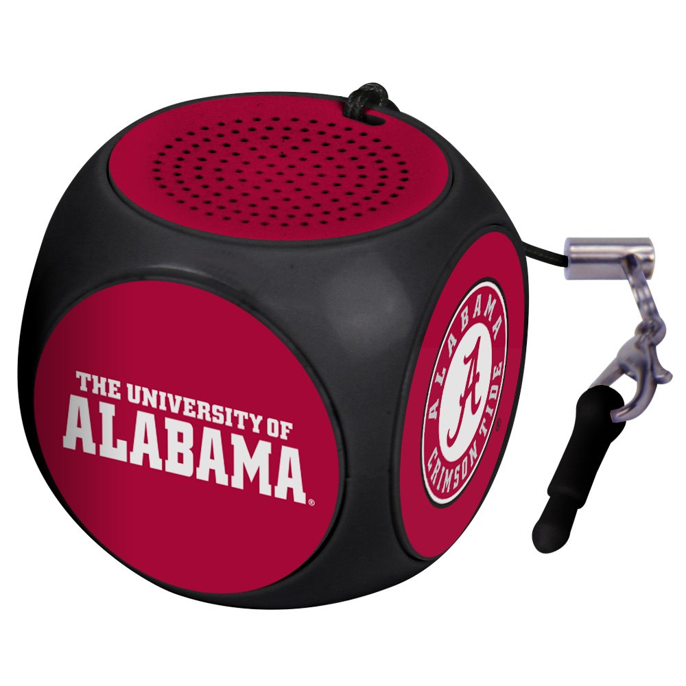 Alabama Crimson Tide MX-100 Cubio Mini Bluetooth Speaker Plus Selfie Remote - Black