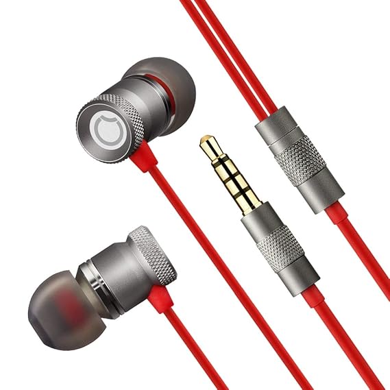 In Ear Kopfhörer, GGMM Metall-In-Ear Headphones mit Mikrofon, 5 Jahre Garantie