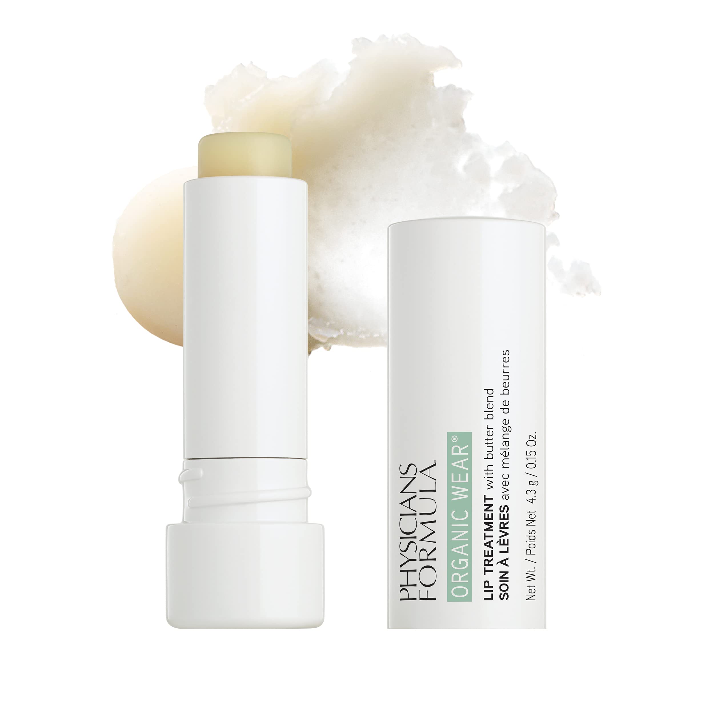 Photo 1 of  6 pack Physicians Formula Organic Wear Lip Balm Treatment, Ultra-Nourishing Shea Butter & Coconut Oil Infused, Hydrating & Conditioning for Smooth, Supple Lips, Cruelty Free