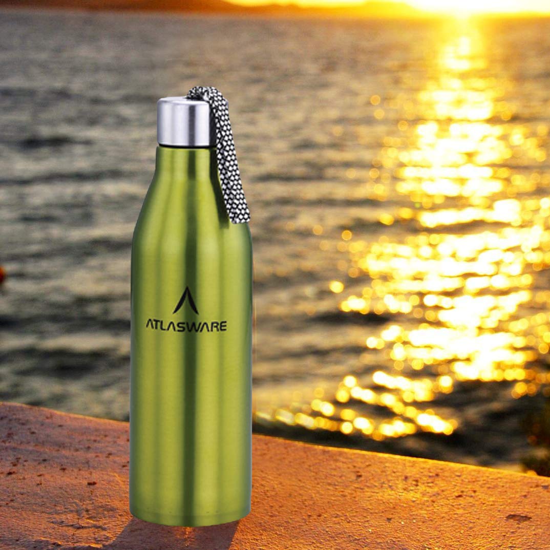 Atlasware Stainless Steel Water Bottle Light Green 1000 ml Buy Online