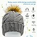 Enjoybot Bluetooth Beanie Wireless Knit Winter Hats Cap Built-in Stereo Speakers Microphone Outdoor Sports (003-Gray)