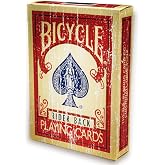 Magic Makers Faded Rider Back Red Bicycle Deck - Limited Edition
