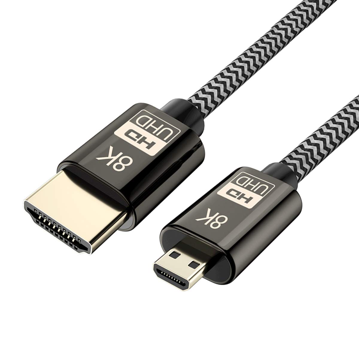 CY Micro HDMI to HDMI Adapter Cable 3.28ft Micro HDMI to HDMI Male to Male Cable Cord for Tablet Camera Monitor