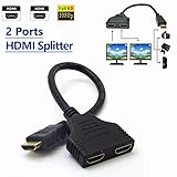 Dual HDMI Adapter, HDMI Male to Dual HDMI Female 1