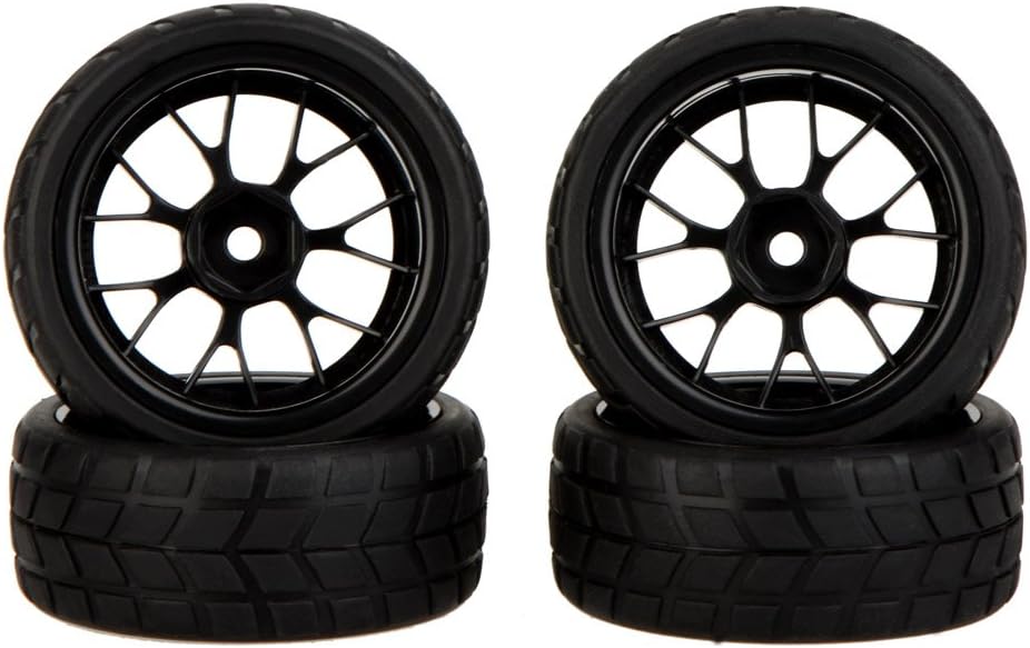 GoolRC 1/10 Scale Drift Car Tires - 4Pcs Hard Plastic Tire Set For RC Drifting - View #8