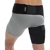 Groin Wrap, Adjustable Support for Hip, Groin, Hamstring, Thigh, and Sciatic Nerve Pain Relief