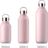 Chilly's Series 2 Water Bottle 350ml Blush Pink BPA-Free Stainless Steel view 3