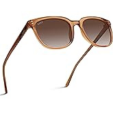 WearMe Pro Polarized Classic Retro Flat Square Unisex Sunglasses