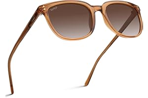 WearMe Pro Polarized Classic Retro Flat Square Unisex Sunglasses