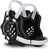 Halloscume Wrestling Headgear Youth Kids Head Gear with MMA Cup Earguard for Men Youth Boxing MMA BJJ Jiu Jitsu