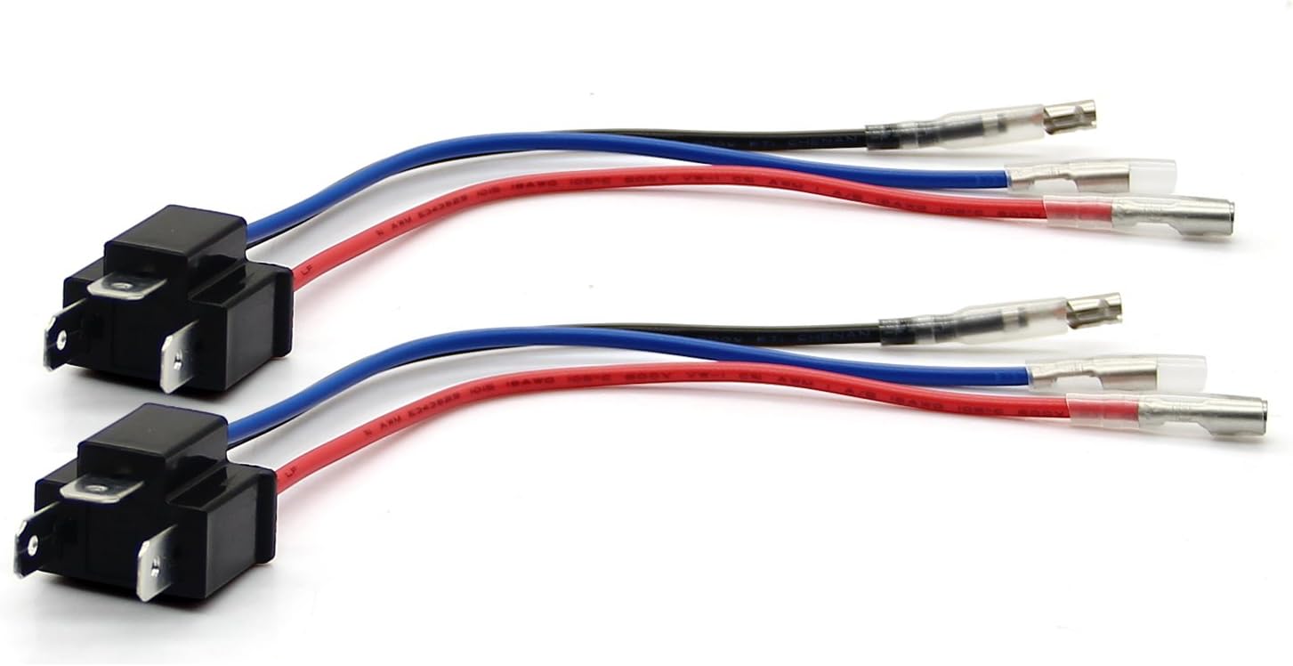 Amazon RCP H4 変換コネクター ledヘッドライト バルブソケット コネクタプラグ カプラー配線 12V/24V対応 2個入り