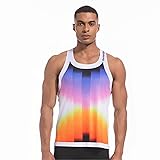 Sanken Men's Seamless Running Tank Tops Ultra