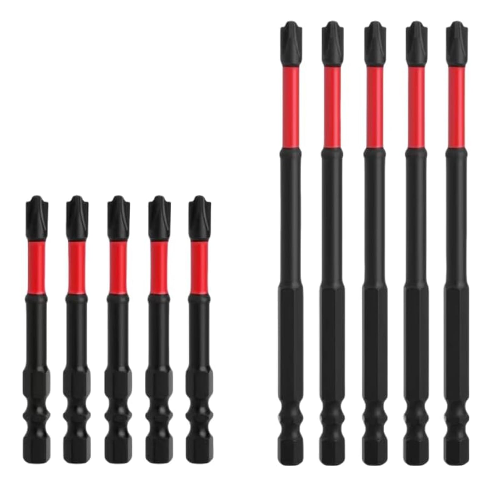 Photo 1 of ***2 PACKS INCLUDED***10PCS FPH2 Impact Screwdriver Bit Set, Length 65mm & 110mm, 1/4 Inch Hex Shank, Cross Slot Screw Driver Drill Bits Used Electricians***2 PACKS INCLUDED***