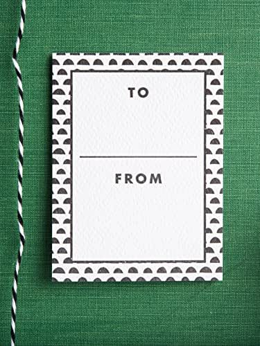 Amazon.com: Letterpress Gift Tags To:From: Handmade Products