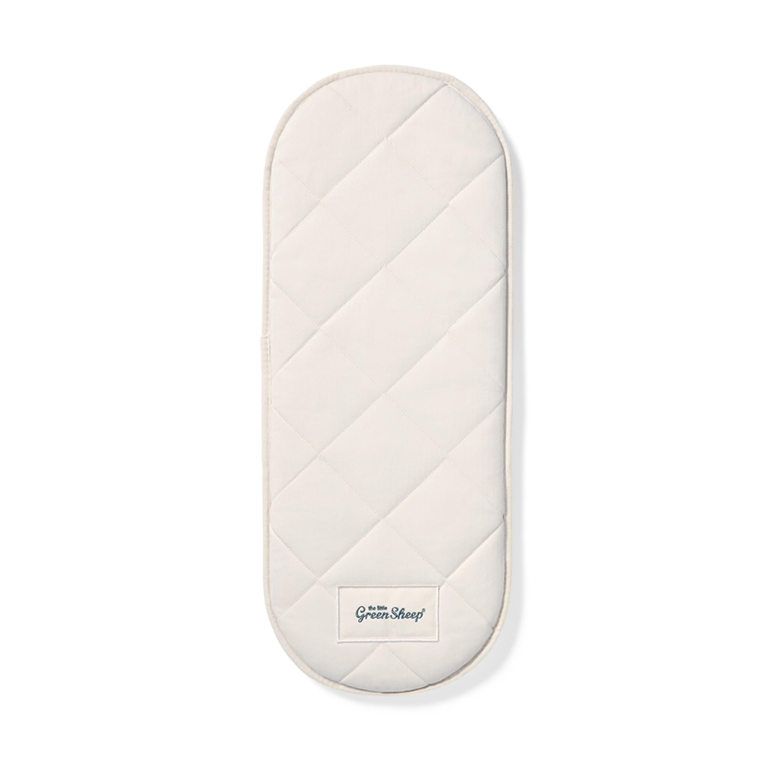 The Little Green Sheep Natural Moses Basket Mattress, Breathable Baby Mattress for Birth to 6 Months, to Fit Mothercare Moses Basket, 28x75cm