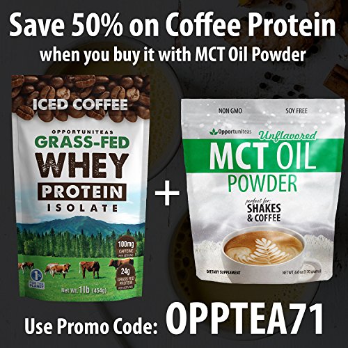 High Protein Coffee Powder Healthy Grass Fed Whey Isolate + Delicious