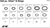 Performance Tool W5239 Viton O-Ring Assortment 180 pcs 9mm-20mm High Temp view 2