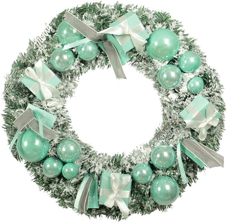 corona di fiori all'aperto per l'inverno