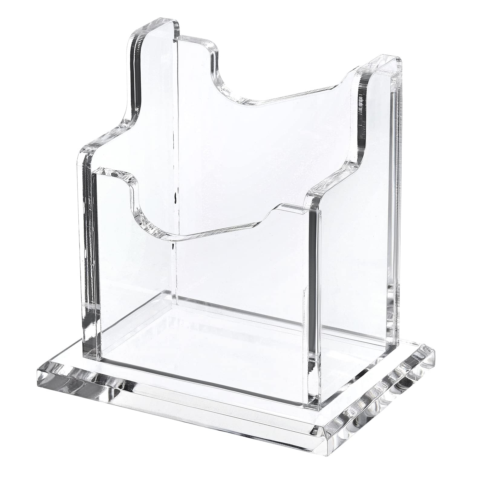 YOKIVE Acrylic Business Card Holders, Business Card Display, Cards Holders Organizer, Great for Office, Desktop (Clear, 3.4 X2.4-Inch)