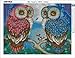 LPRTALK Diamond Painting by Number Kit, 5D DIY Diamond Painting Animal Full Round Drill Owl Couple Embroidery for Wall Decoration 12X16 inches (Full Drill)