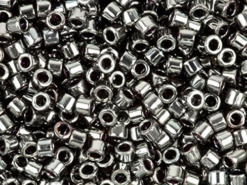 Galvanized Tarnish Silver (Db254) Delica Myiuki 11/0 Seed Bead 7.2 Gram Tube Approx 1400 Beads