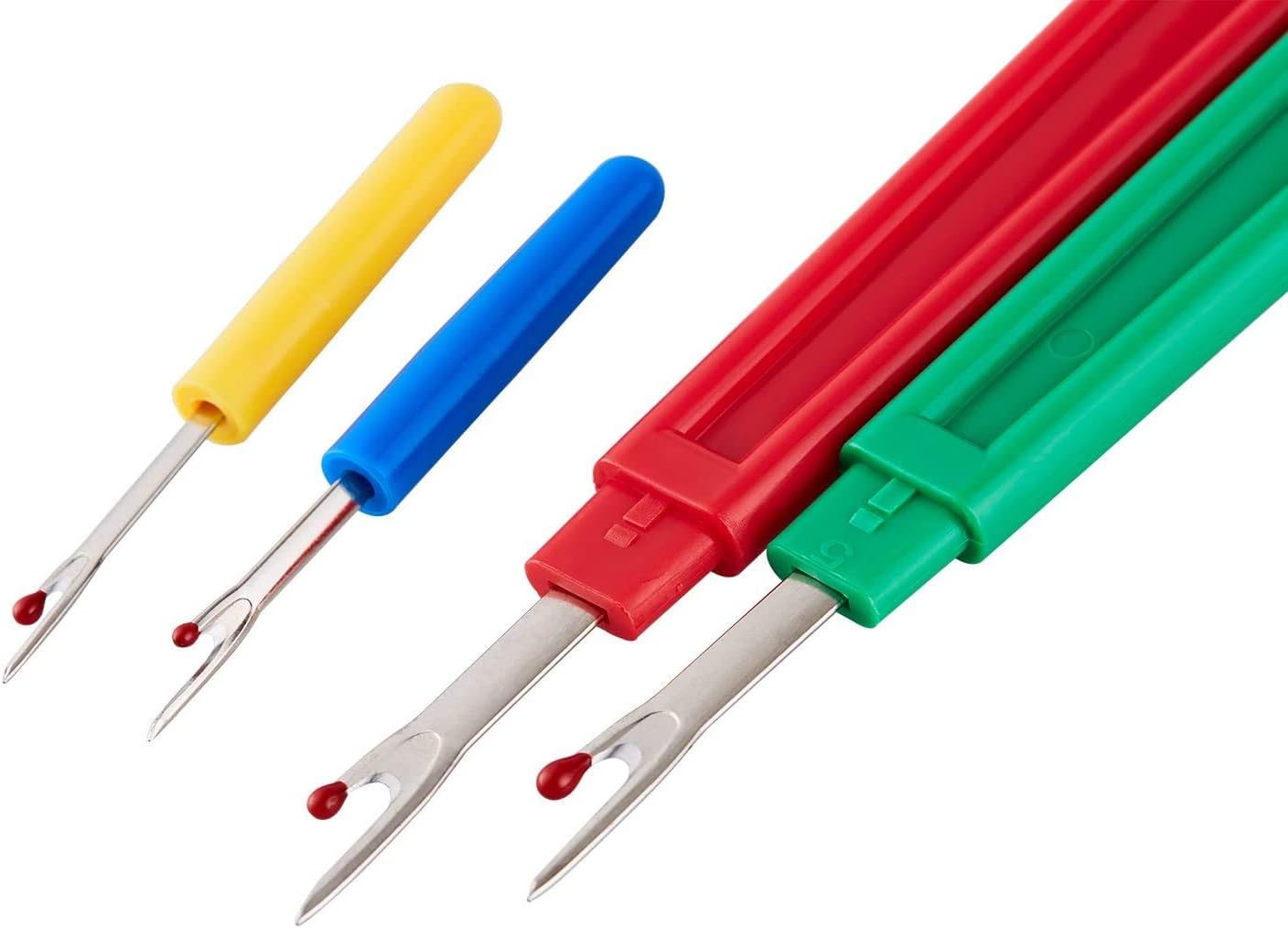 Sewing Seam Ripper Tool, Stitch Remover and Thread Cutter with 2Big+2Small Seam Rippers, 1 Pack Thread Snips, 1Pack 5”Scissor