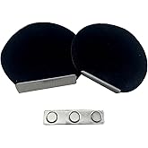 Magnetic Mouse Ears Attach to Any Hat, Removable Mouse Ears for Men Women Boys and Girls Black