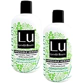 LATINUS Lu Beauty Freedom Conditioner Set for Defined Curls & Waves | Volumizing Formula for Flat Hair 2 Count (24 oz)