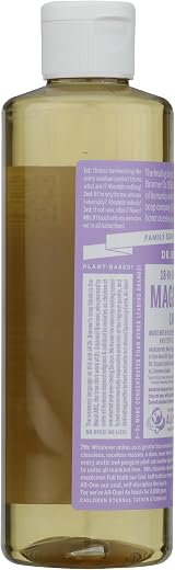 Dr Bronner's Organic Lavender Castile Liquid Soap 237ml Relaxing Vegan view 6