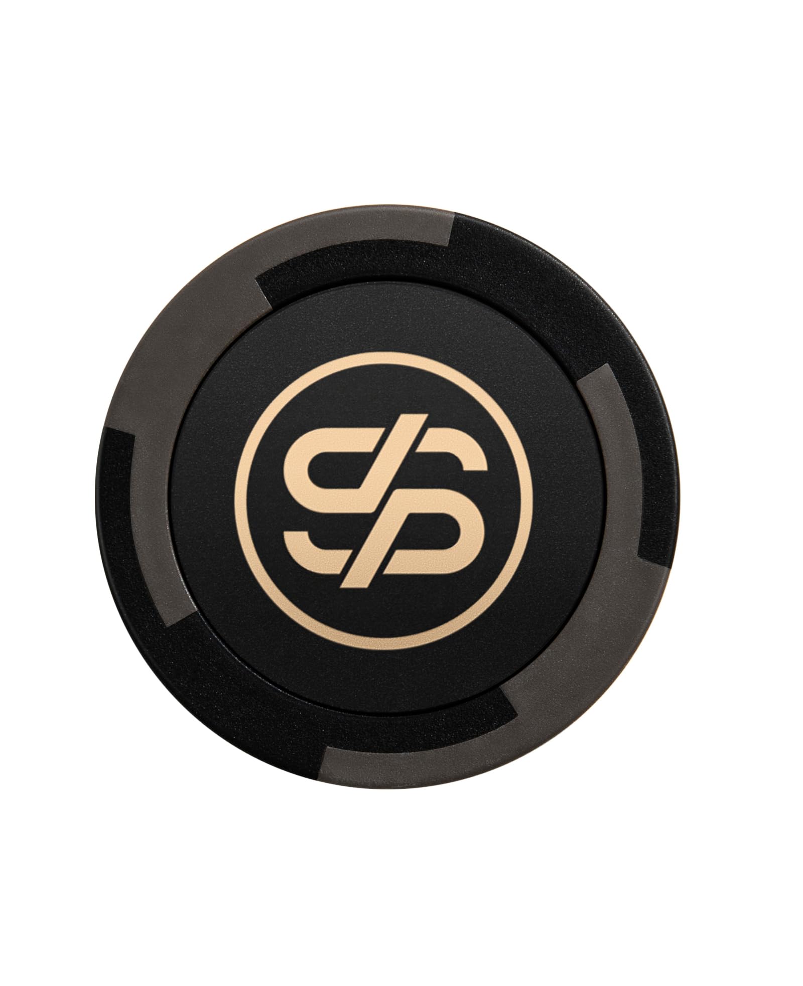 SLOWPLAY Godel Clay Poker Chips, 14 Grams Heavyweight Clay Composite, 40mm Large Chips in Bulk, Pack of 50 in Black Without Denomination