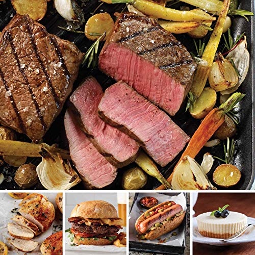 Omaha Steaks Classic Combo Pack (20-Piece with Top Sirloins, Steak Burgers, Jumbo Franks, and Individual New York Cheesecakes)