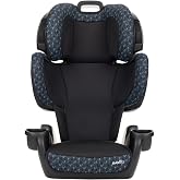 Evenflo GoTime LX Booster Car Seat (Quincy Blue) | 2 Modes of Use, High Back Booster Converts to No Back Booster, 40-120 lbs. (Quincy Blue)