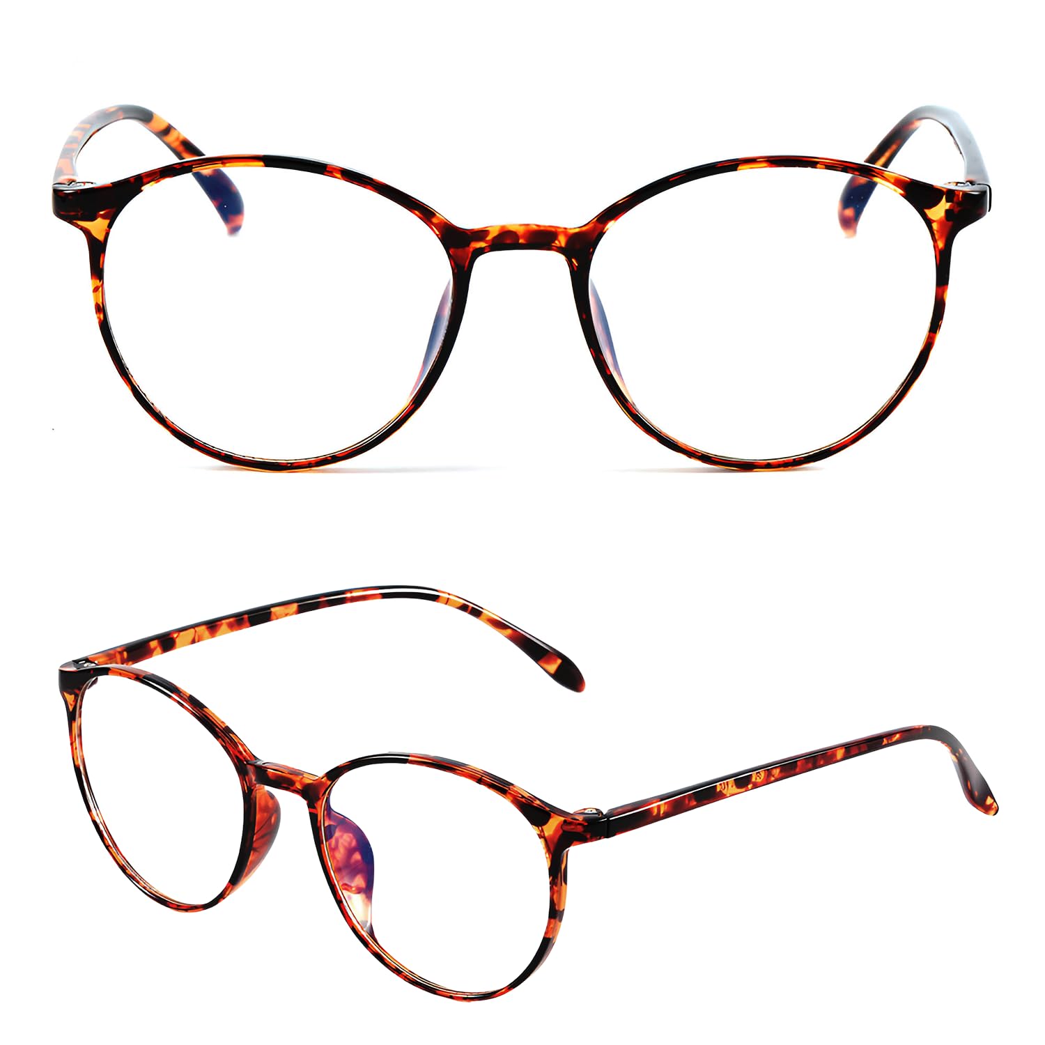 Dig Detox Nomoblooz Blue Light Blocking Glasses Stylish TR90 Frame for Men & Women (Hawksbill)