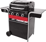 Char-Broil Gas2Coal 330 Hybrid 3-Burner Grill with Side Burner view 2