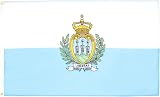 AZ FLAG San Marino Flag 3x5 ft 100D Polyester with Two Metal Grommets