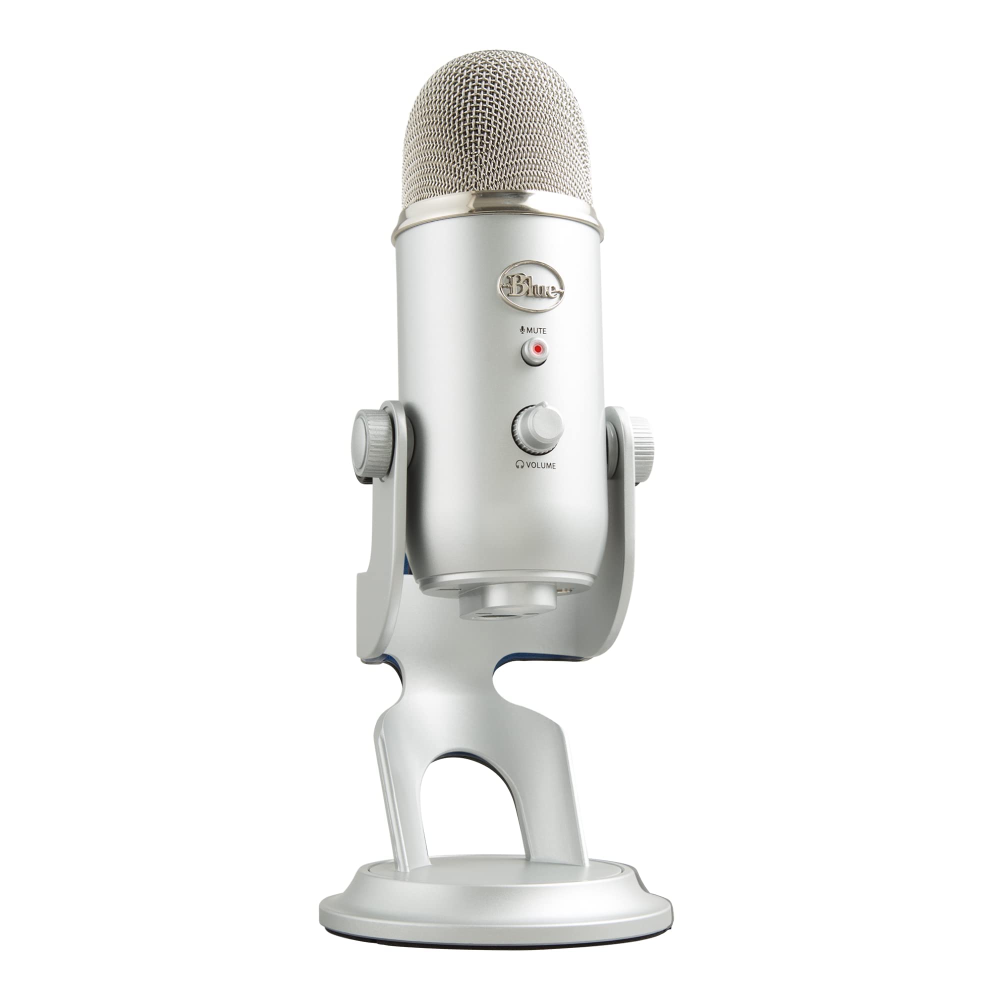 Photo 1 of Logitech Creators Blue Yeti USB Microphone for Gaming, Streaming, Podcast, YouTube, Discord, PC, Studio Sound, Plug & Play-Silver