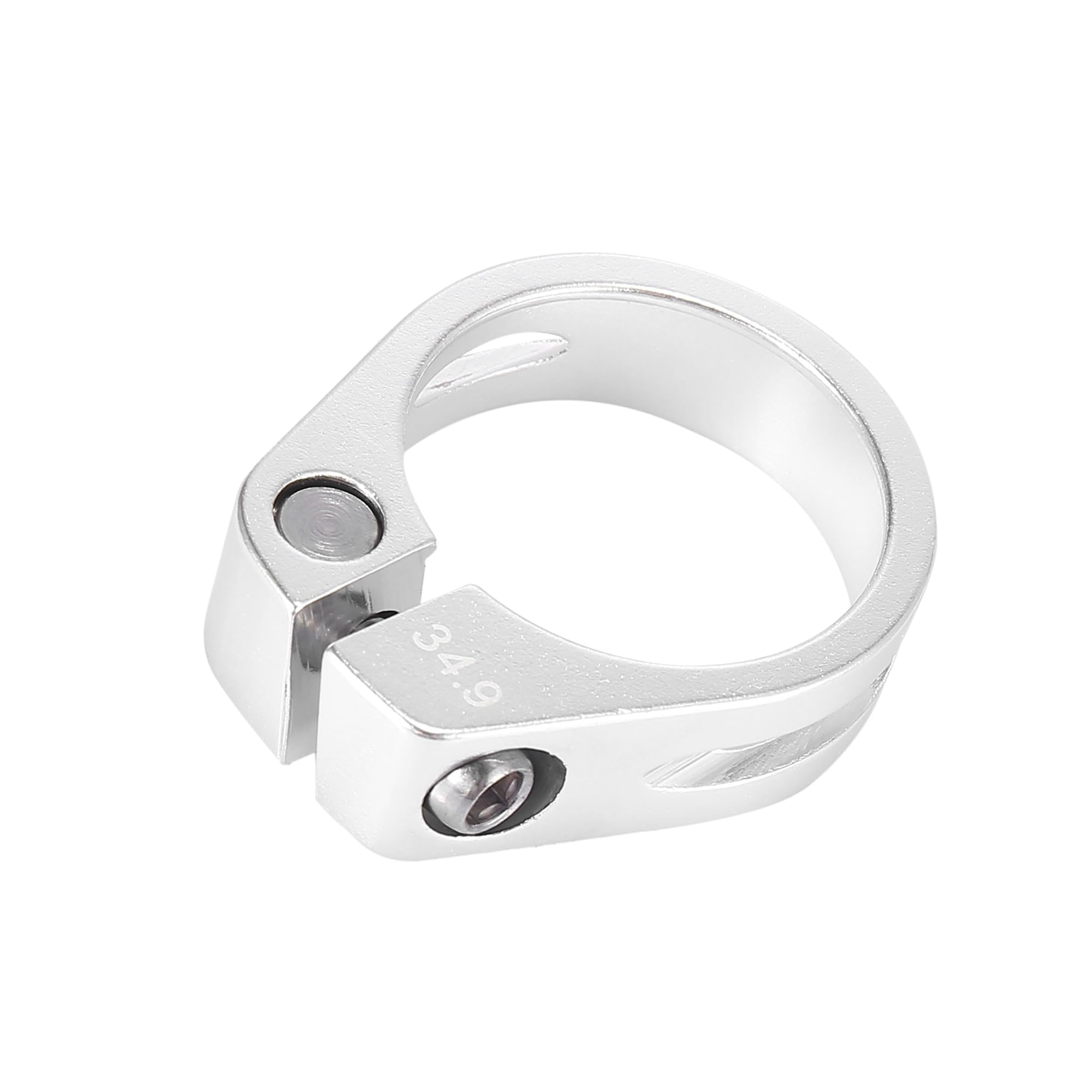 Hihaha Bicycle Seat Post Clamp/for Bike/Aluminium / 1 Pcs Silver Tone