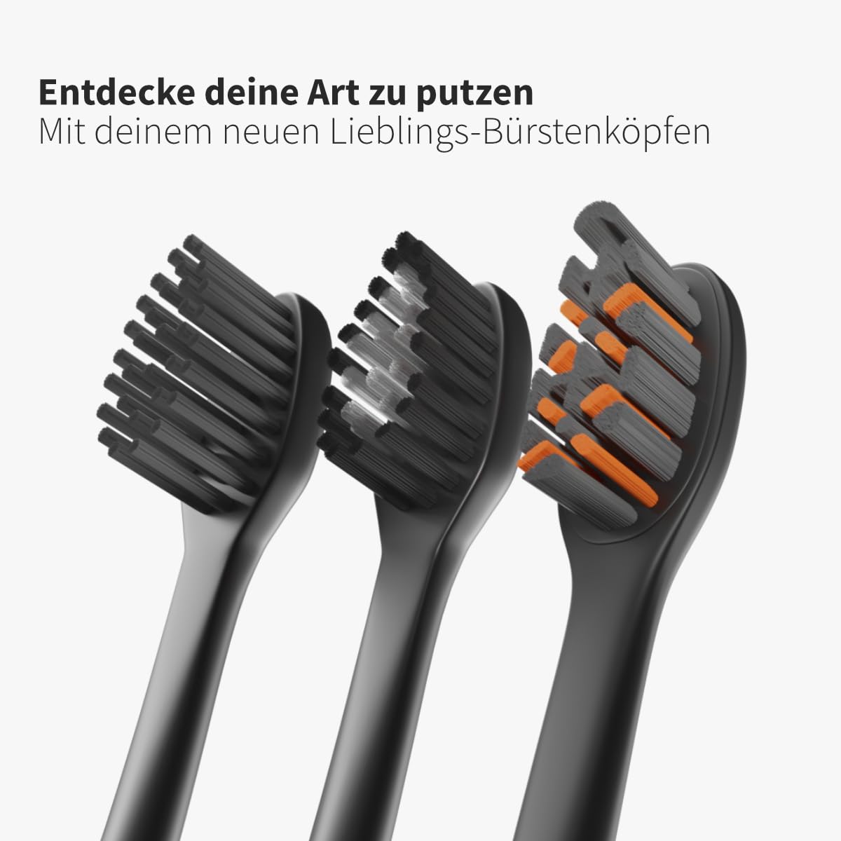 Zahnheld® Elektrische Schallzahnbürste GERO G2 | Bewährte Qualität mit Bürstenkopf & Etui | schwarz 5