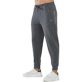 NORTHYARD Men's Cotton Athletic Jogger Sweatpants with Zipper Pockets Running Workout Gym Tapered Pants Comfy Lounge Pants