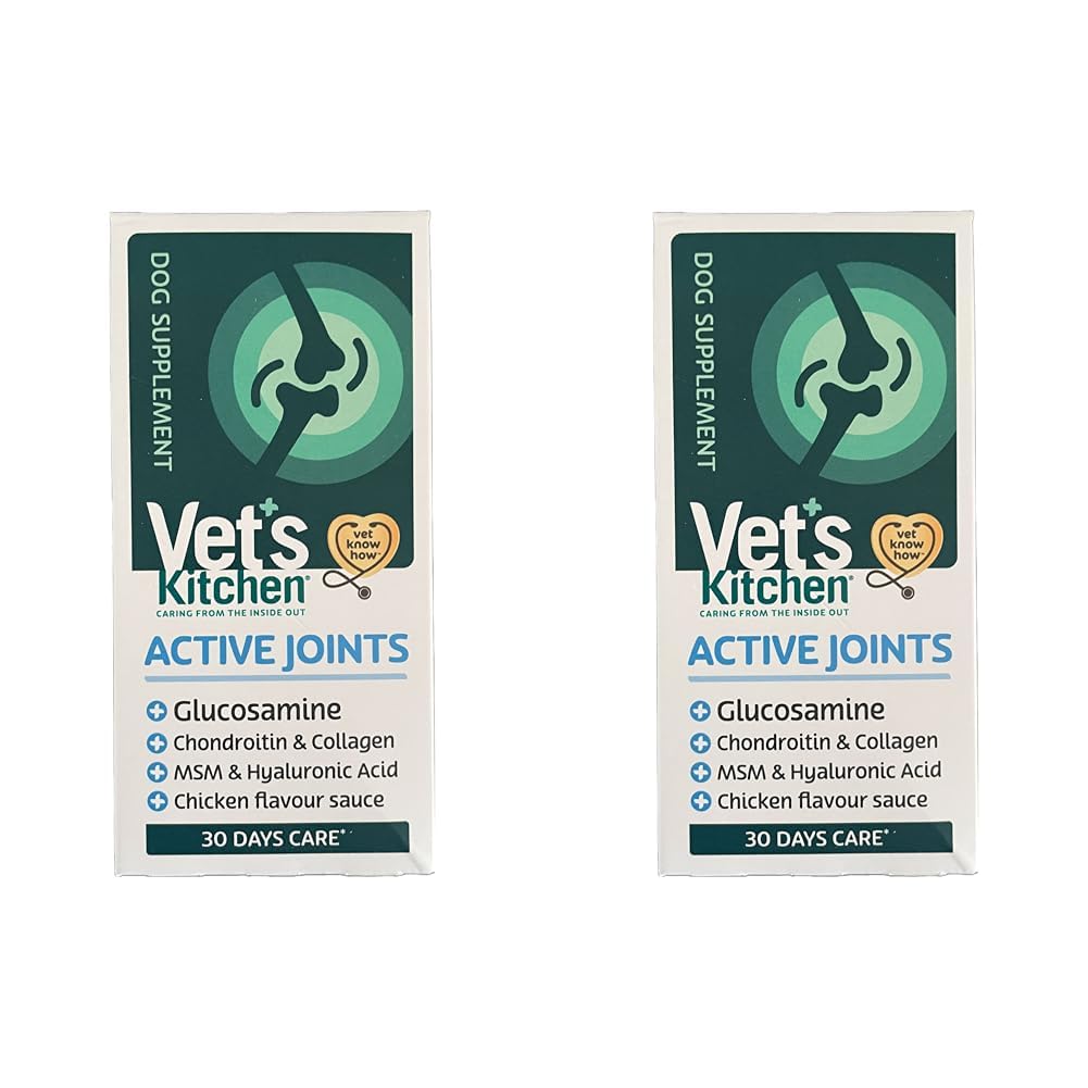 Vet's Kitchen - Healthy Joint Supplement - Gravy with Glucosamine - Advanced Nutrition for your Adult Dog - 300ml, clear (Pack of 2)