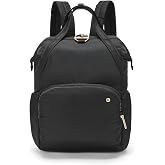 PacSafe Women's Citysafe CX 17L Anti Theft Backpack-Fits 16 inch Laptop, Black, One Size