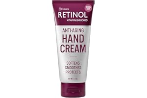 Retinol Anti-Aging Hand Cream – The Original Retinol Brand For Younger Looking Hands –Rich, Velvety Conditions & Protects Skin, Nails & Cuticles – Vitamin A Minimizes Age’s Effect on Skin
