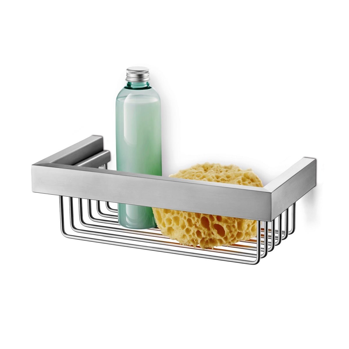 Zack 40371 "LINEA Shower Basket, Matt Stainless Steel