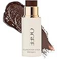 Ogee Sculpted Complexion Foundation Stick (Mahogany 14.5N - Deep Cocoa, Rich Undertones) Full Coverage Foundation Makeup - Instantly Balance & Even Complexion - 70% Organic Ingredients