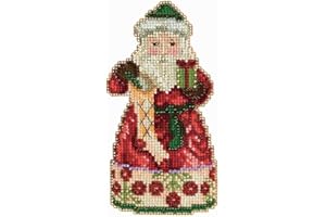 Christmas Spirit Santa Beaded Counted Cross Stitch Kit 2013 Mill Hill Jim Shore JS203105
