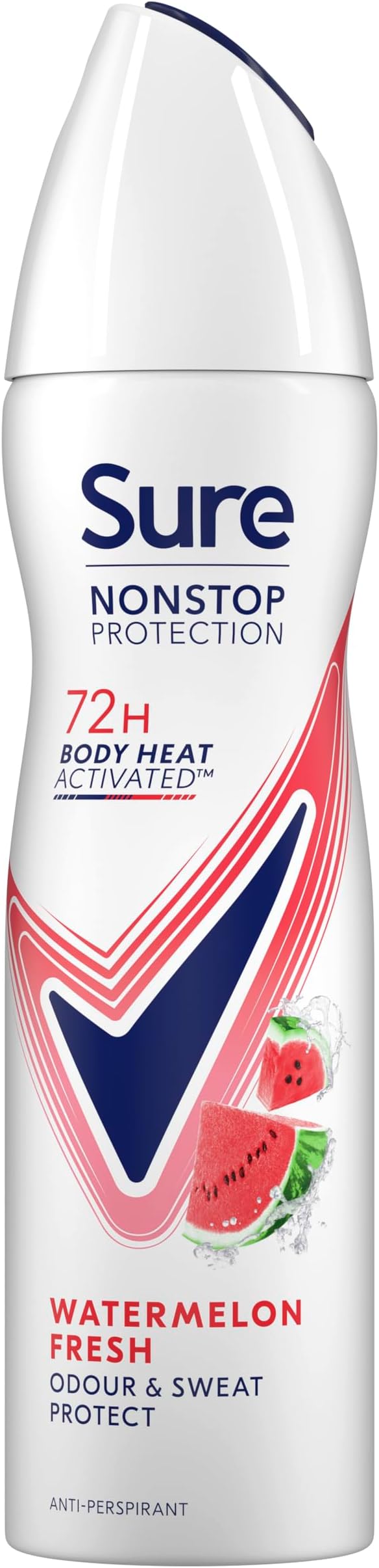 Sure Nonstop Protection Watermelon Fresh Anti-Perspirant Spray 72 Hour Odour