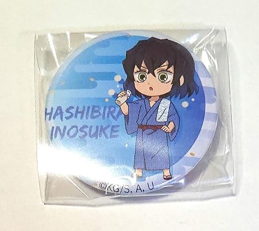 Amazon Co Jp 鬼滅の刃 渋谷 梅田ロフト Loft限定 ミニ缶バッジガチャガチャa 嘴平伊之助 浴衣 ホビー