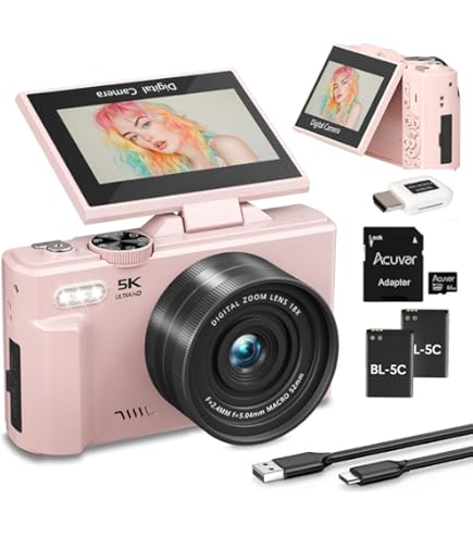 Amazon.com : 5K Digital Camera for Photography & Video – 75MP UHD