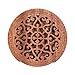 ammoon Guitar Wooden Soundhole Sound Hole Cover Block Feedback Buffer Mahogany Wood for EQ Acoustic Folk Guitars